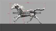 成都溫江區(qū)馬雕塑日夜趕工安裝亮相馬術節(jié)....